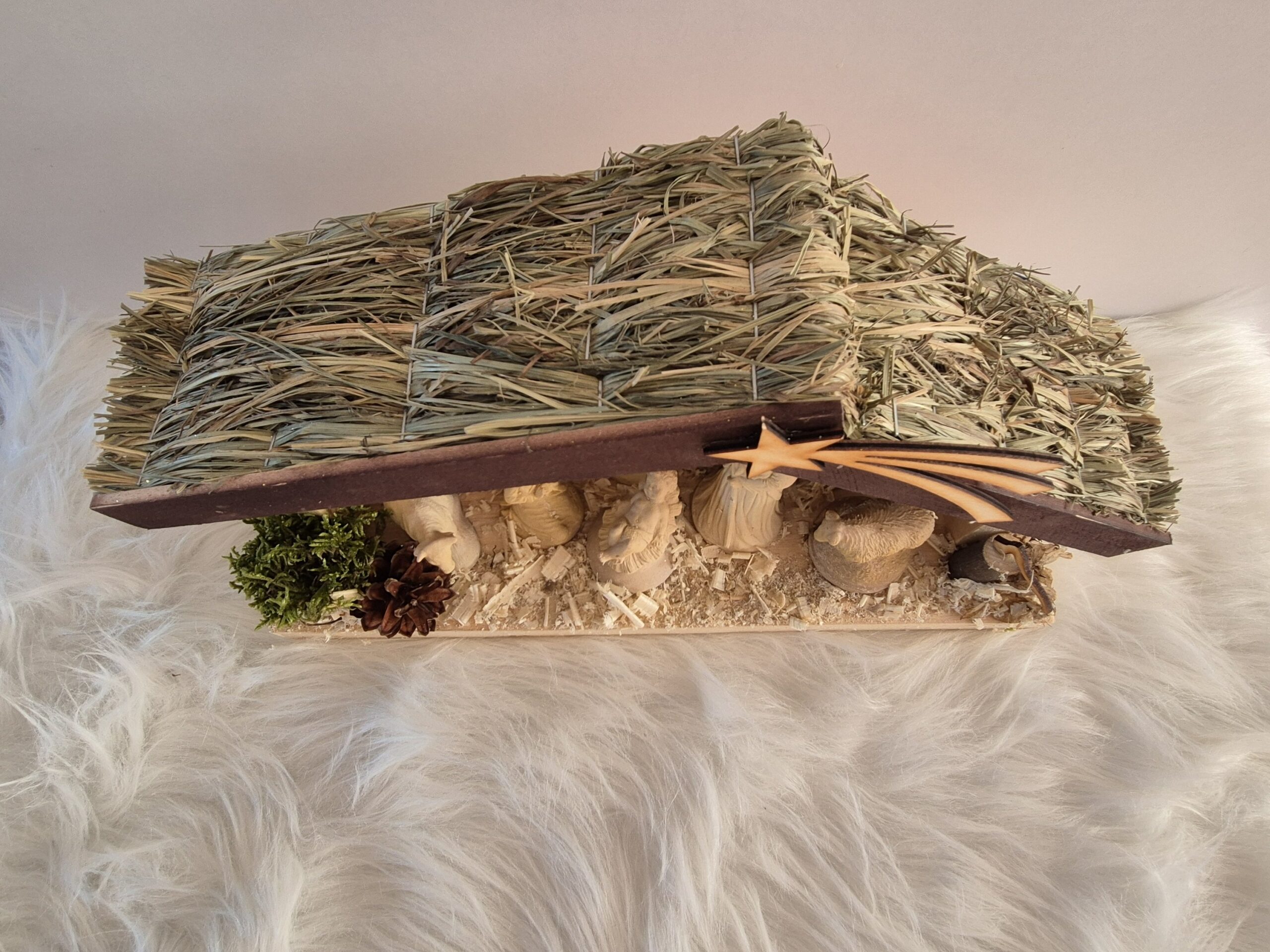 Szopka Bożonarodzeniowa podświetlana